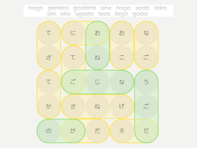 nauka japońskiego - gry językowe: hiragana 1